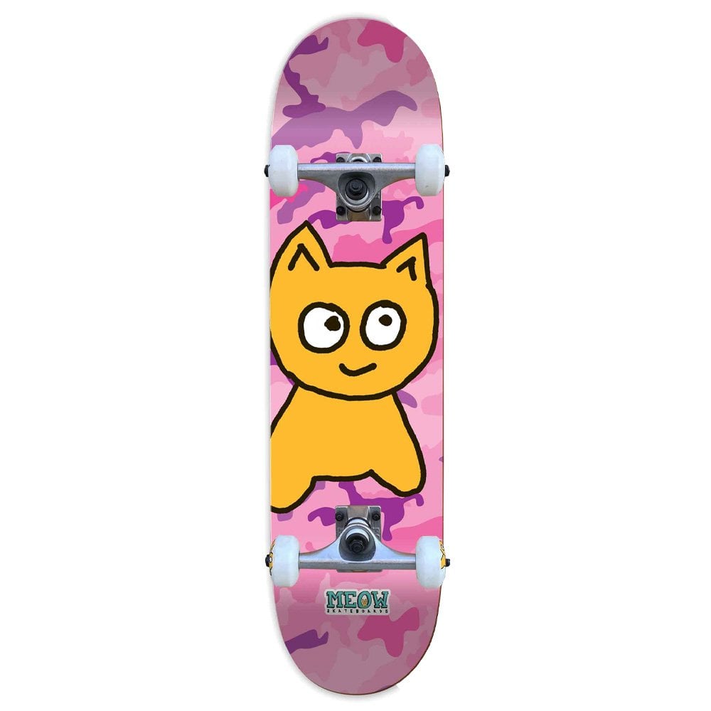 Big Cat Complete Skateboard - Pink Camo