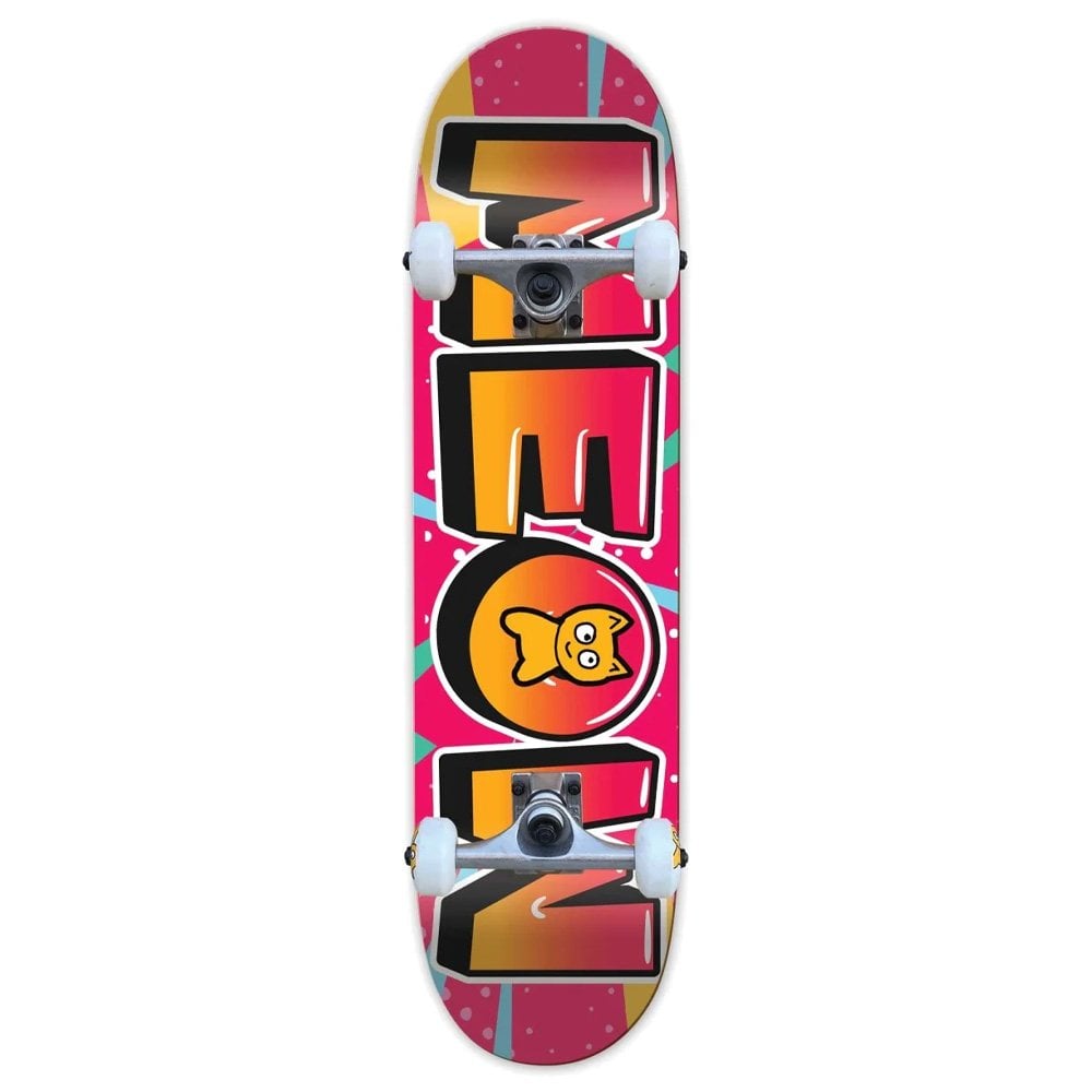 Meow Pop Complete Skateboard - Pink