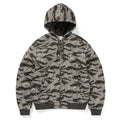 Quilted Hooded Jacket - Olive