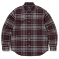 Flannel Check Shirt - Burgundy