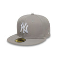 New York Yankees Essential Pack Grey 59FIFTY Fitted Cap - Grey/Blue
