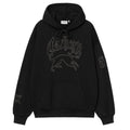 Hooded Hackwork Sweatshirt - Black/Wall