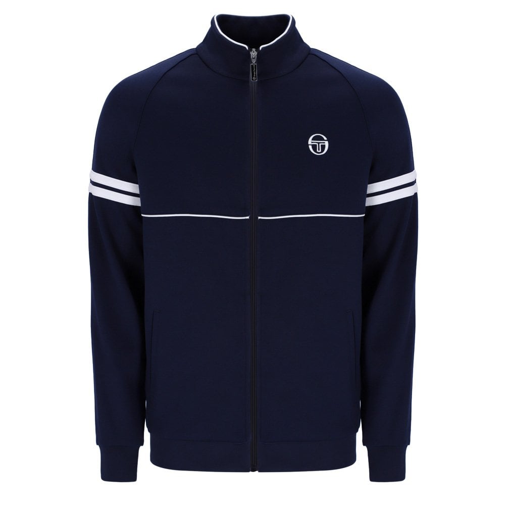 Orion Track Top - M Blue/White