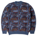 Repeat FTP Booster Knitted Pullover - Blue