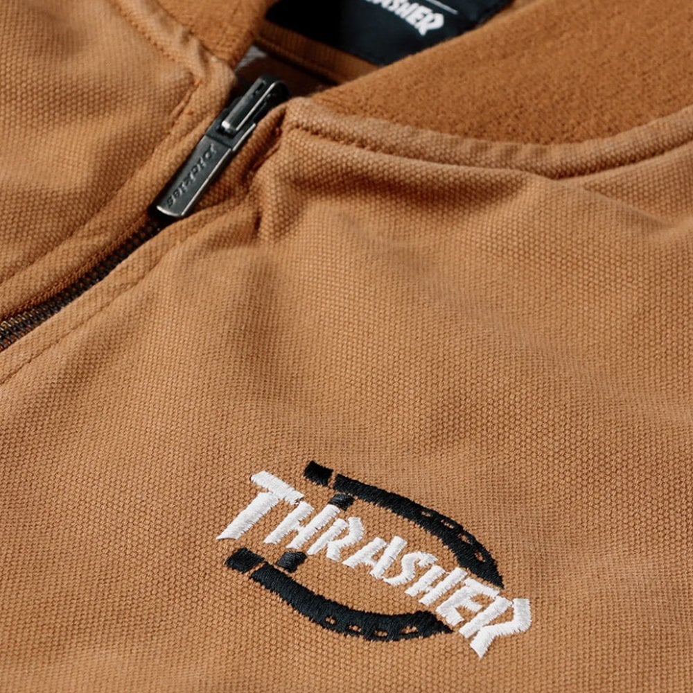 x Thrasher Vest  - Brown Duck