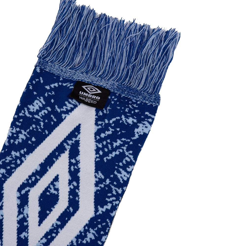 x Umbro Trompe L'Oeil Scarf - Blue/White