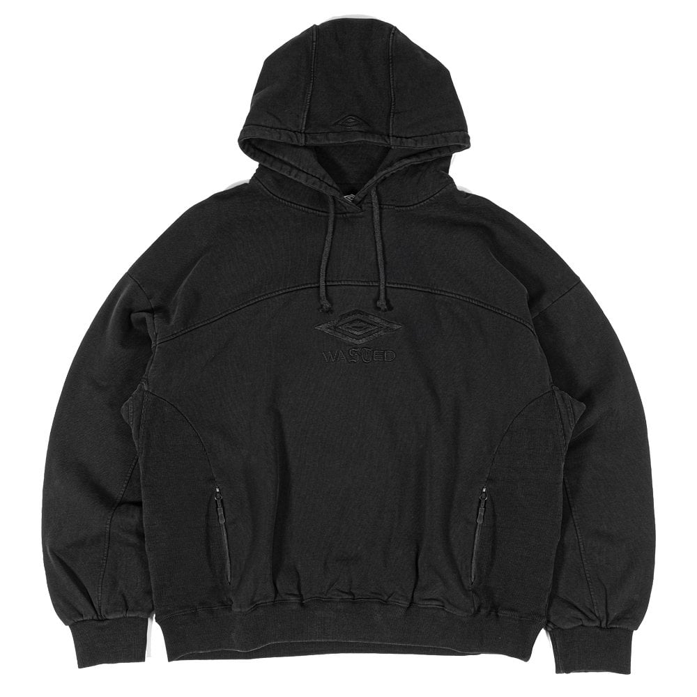 x Umbro Boxy Hoodie - Faded Black