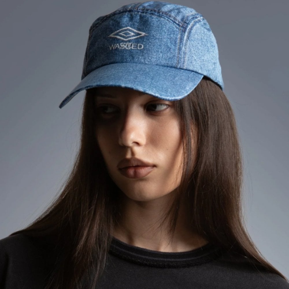 x Umbro Trompe L'Oeil Cap - Wash Blue