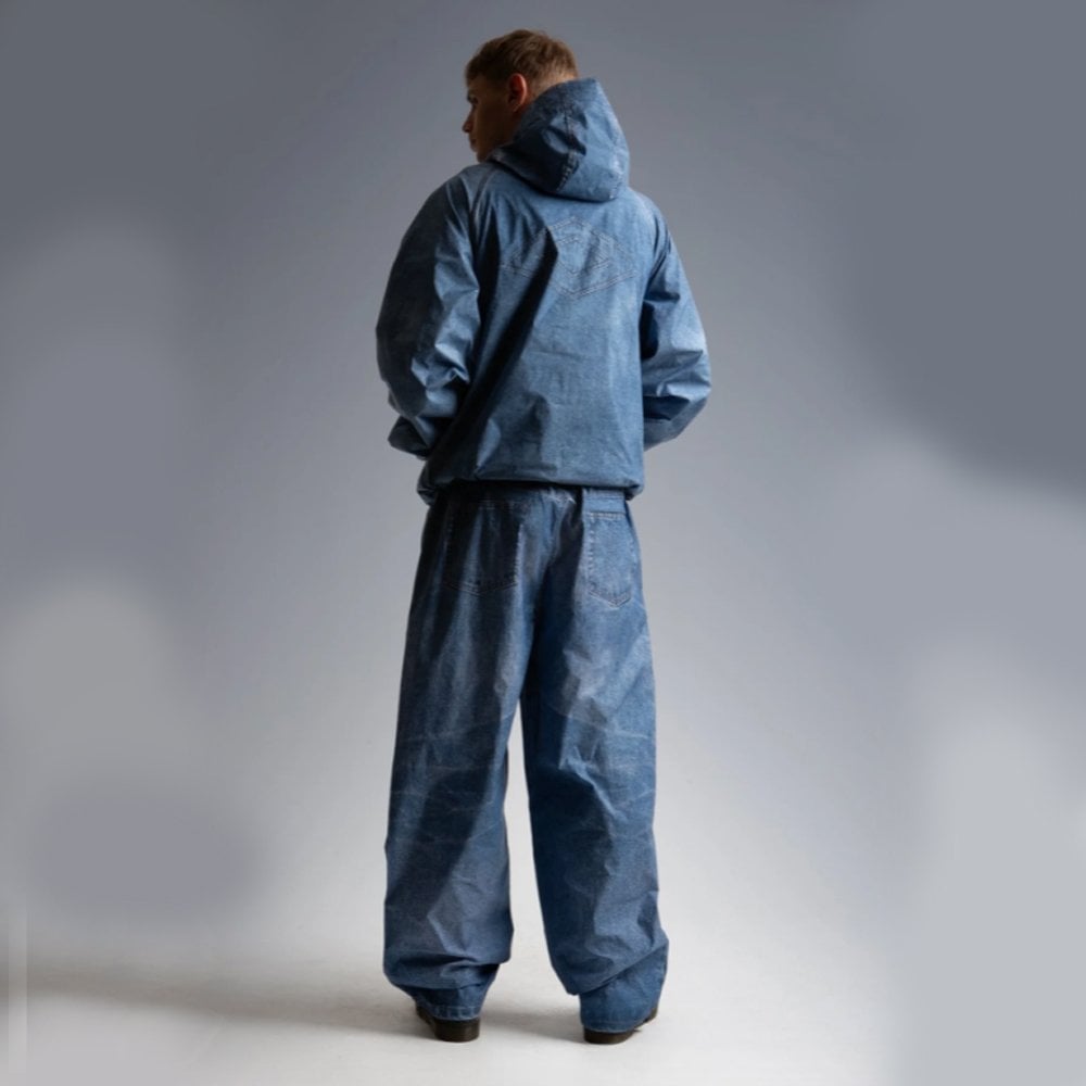 x Umbro Trompe L'Oeil Windbreaker - Washed Blue