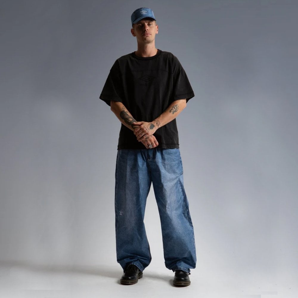 x Umbro Trompe L'Oeil Overpant - Wash Blue