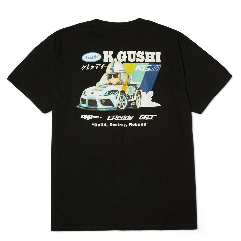 x GReddy Gushi T-Shirt - Black