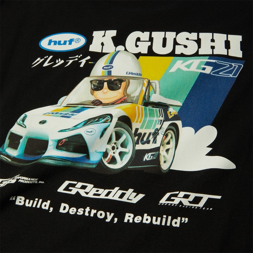 x GReddy Gushi T-Shirt - Black