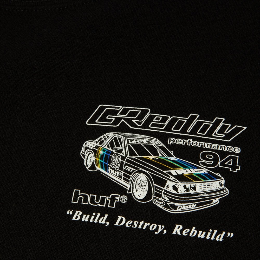 x GReddy Retro Mod Crewneck Sweatshirt - Black