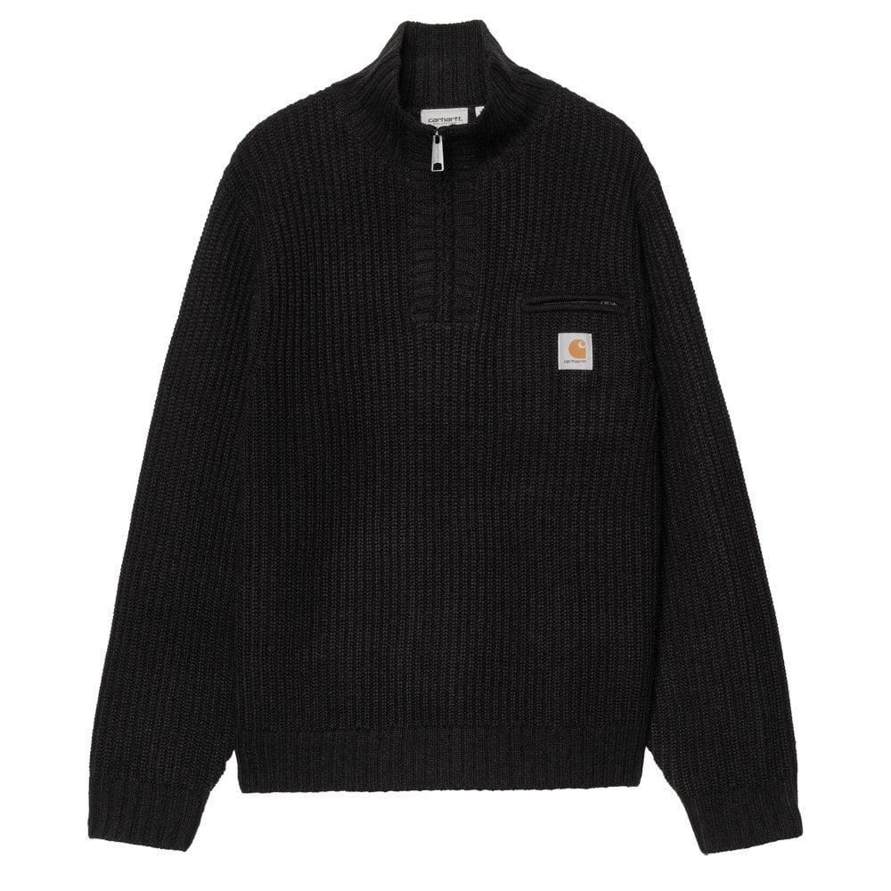 Detroit Half Zip Sweatshirt - Black
