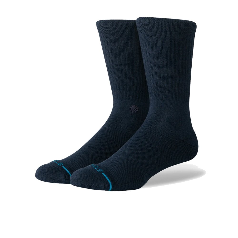 Icon Crew Socks - Dark Navy