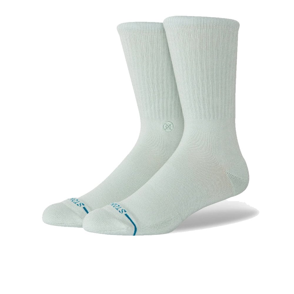 Icon Crew Socks - Pale Blue