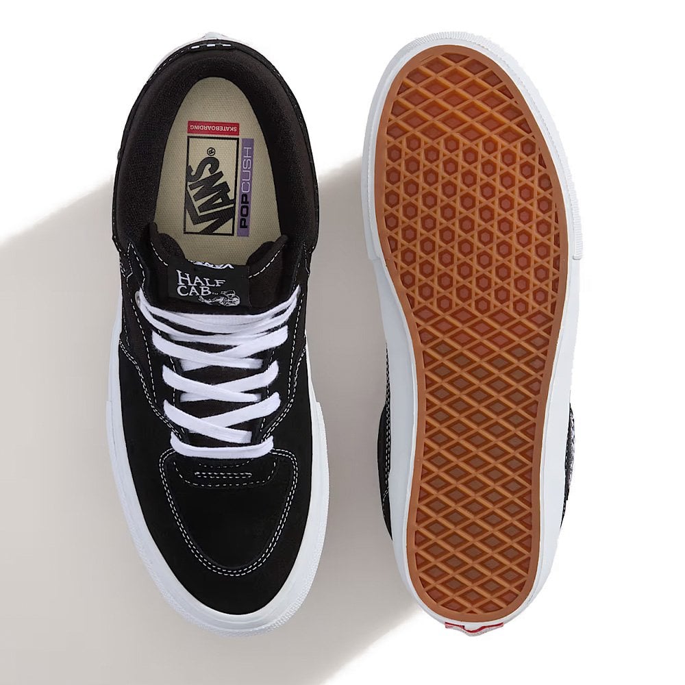 Skate Half Cab - Black/White