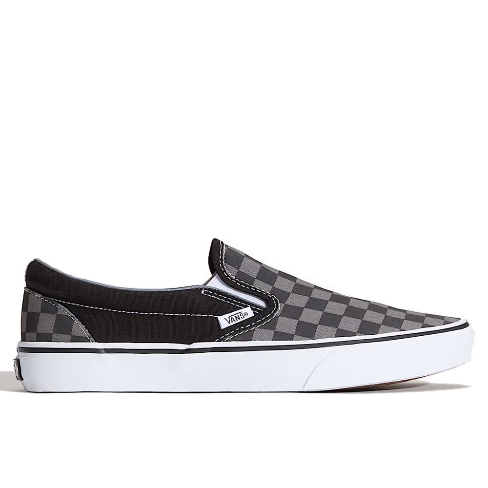 Checkerboard Classic Slip-On - Black/Pewter