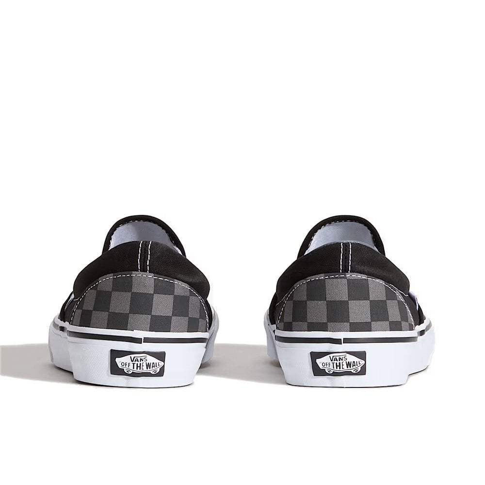 Checkerboard Classic Slip-On - Black/Pewter