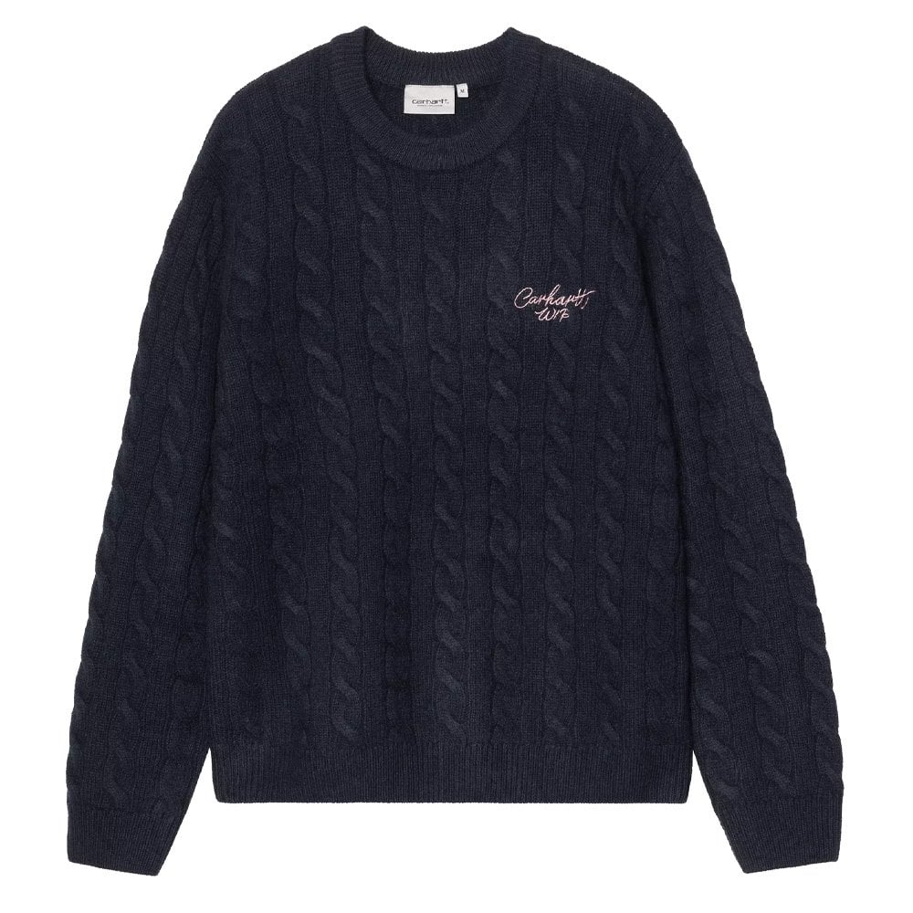 Signature Knitted Sweatshirt - Deep Night
