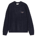 Signature Knitted Sweatshirt - Deep Night