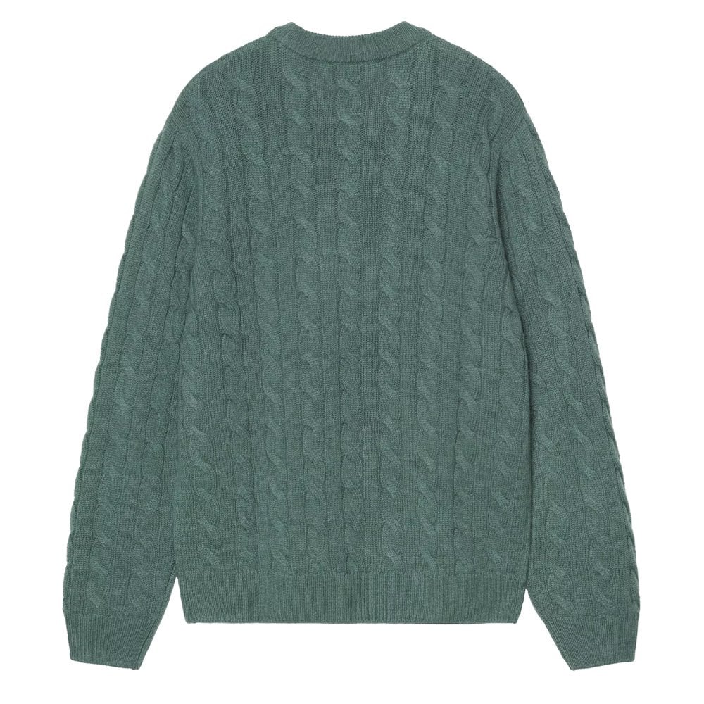 Signature Knitted Sweatshirt - Silver Pine