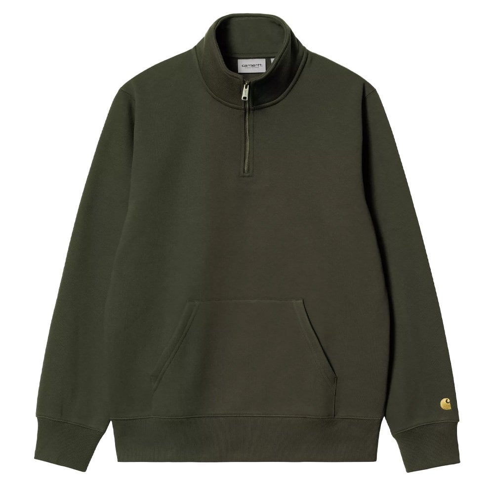 Chase Neck Zip Sweatshirt - Olive