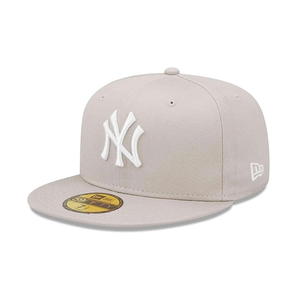 New York Yankees MLB 59FIFTY Stone Fitted Cap - Stone/White