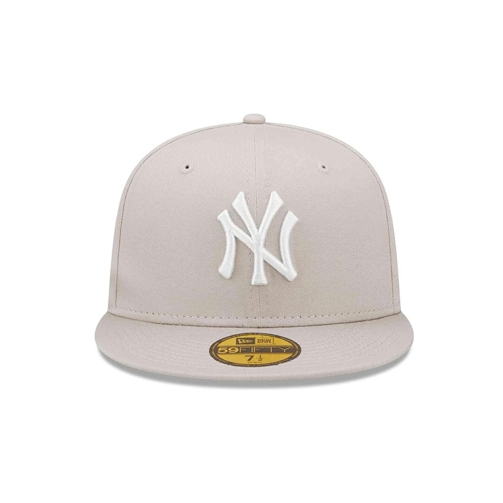 New York Yankees MLB 59FIFTY Stone Fitted Cap - Stone/White