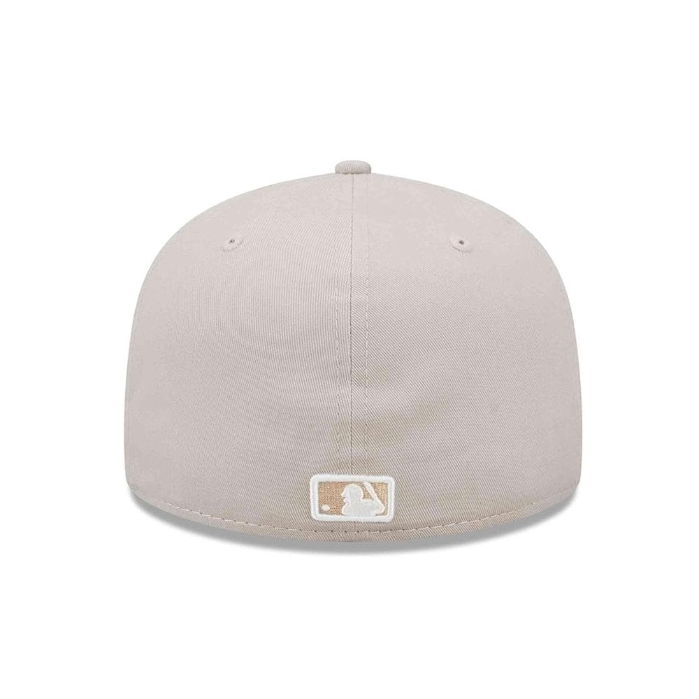 New York Yankees MLB 59FIFTY Stone Fitted Cap - Stone/White