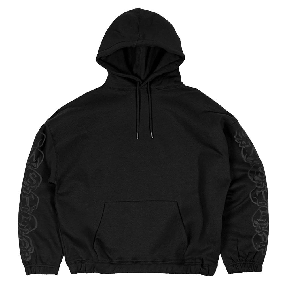 Boxy Bury Hoodie  - Black