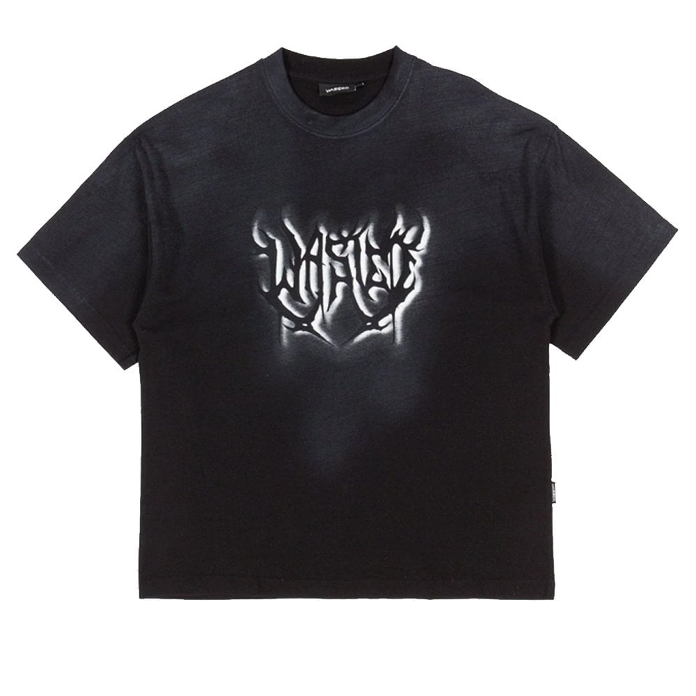 Boxy Sword T-Shirt  - Faded Black