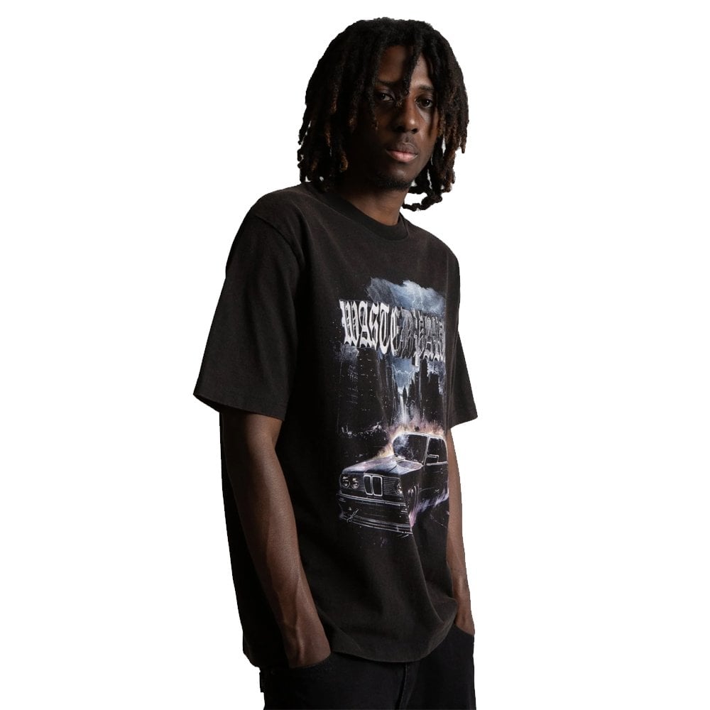 Run T-Shirt  - Faded Black