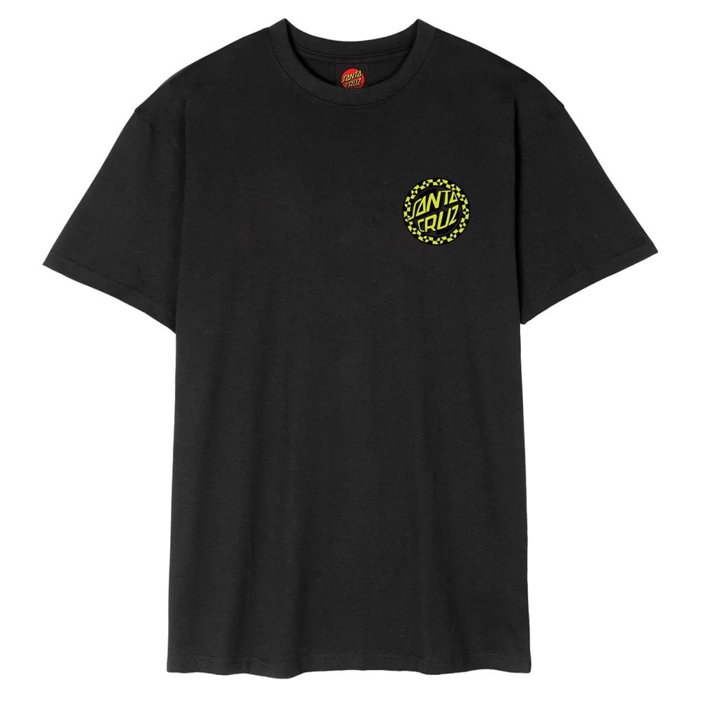 Malba Crash Dot Chest T-Shirt - Black