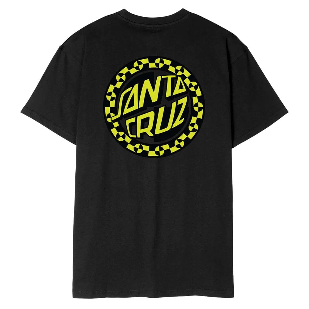 Malba Crash Dot Chest T-Shirt - Black