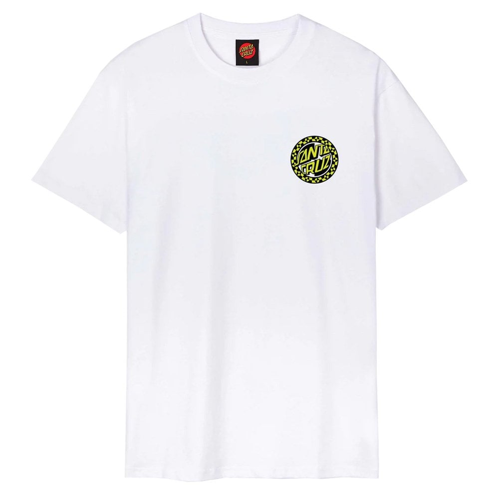 Malba Crash Dot Chest T-Shirt - White