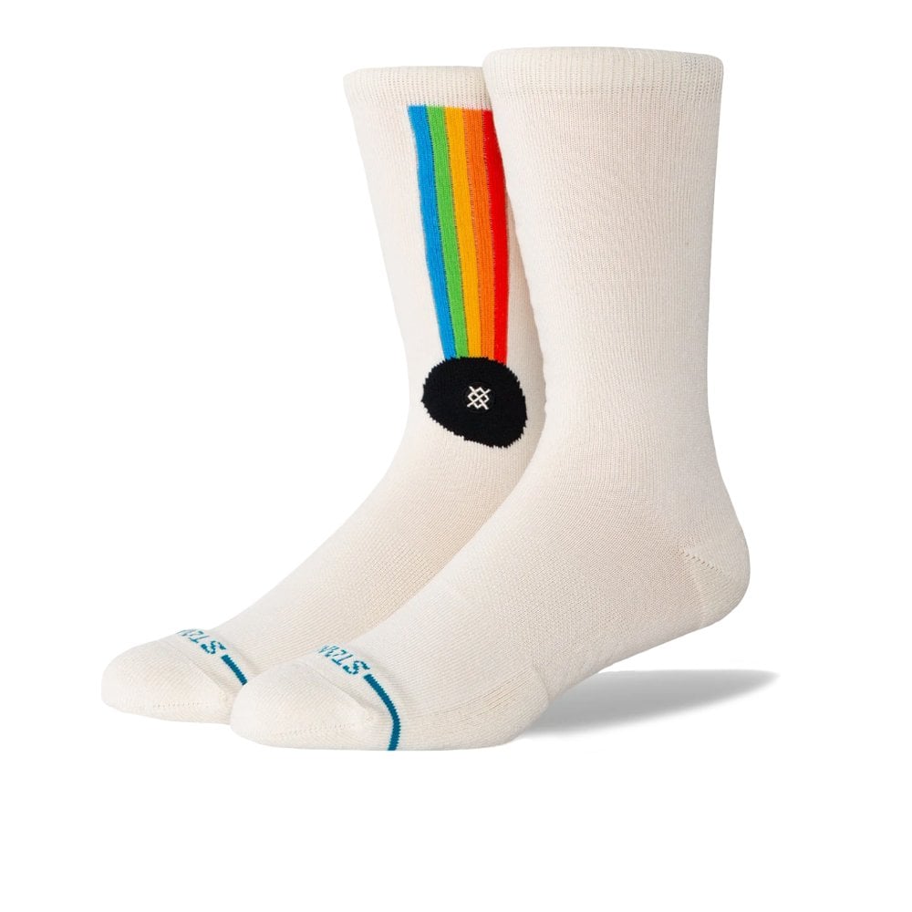 Aperture Crew Sock  - White