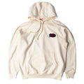 Circled Script Logo Hooded Sweatshirts - Off White