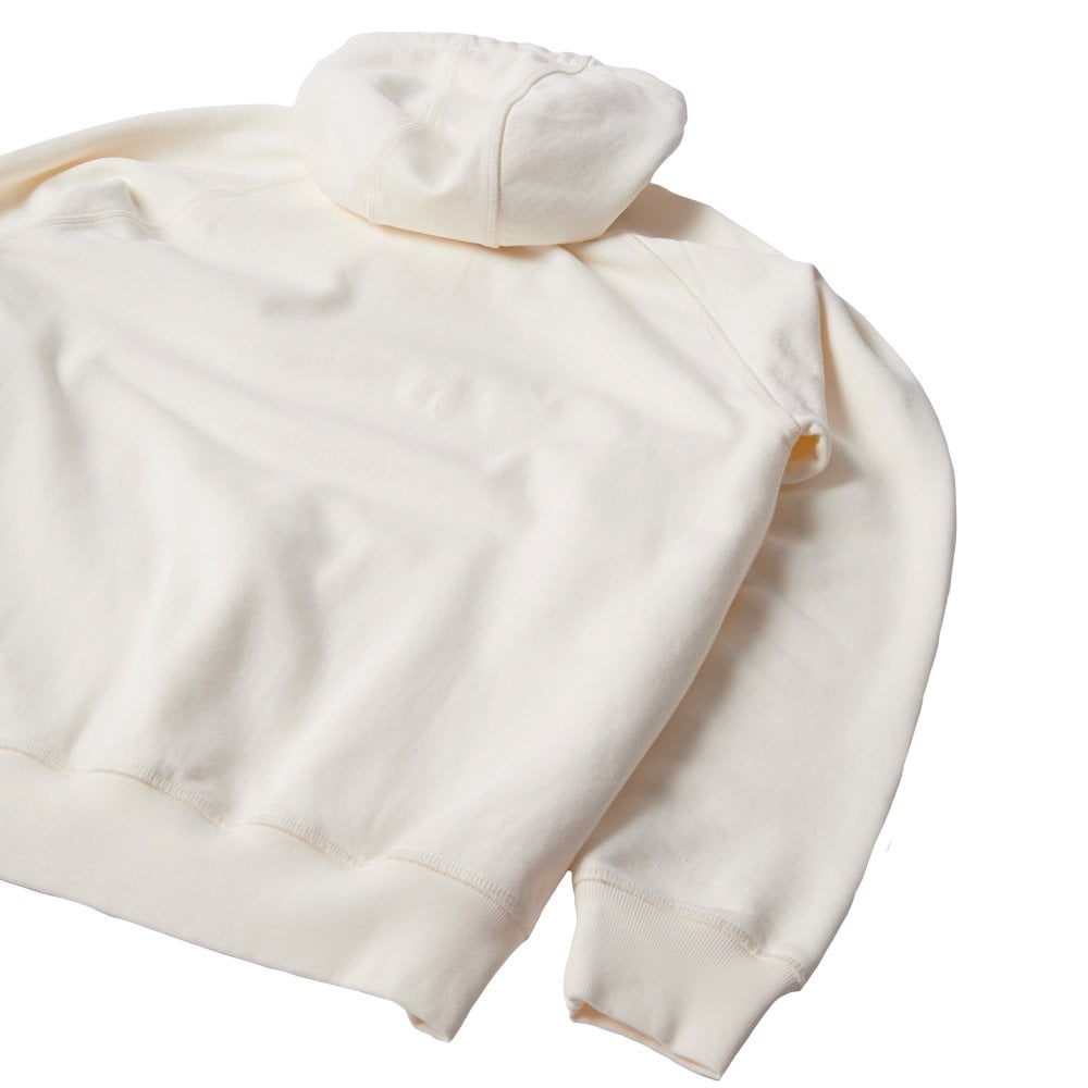 Circled Script Logo Hooded Sweatshirts - Off White