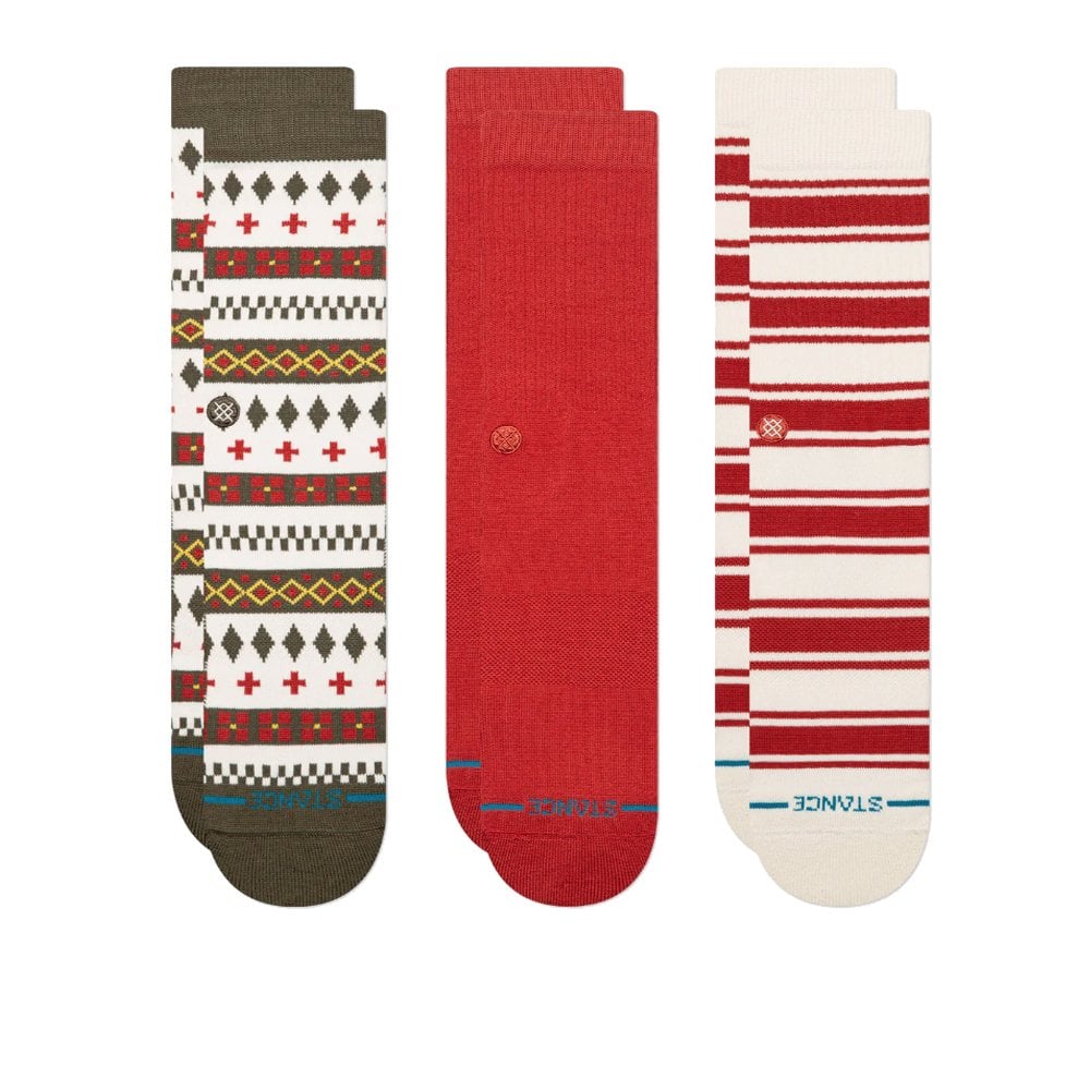 Cabin Days Crew Sock 3 Pack - Multi