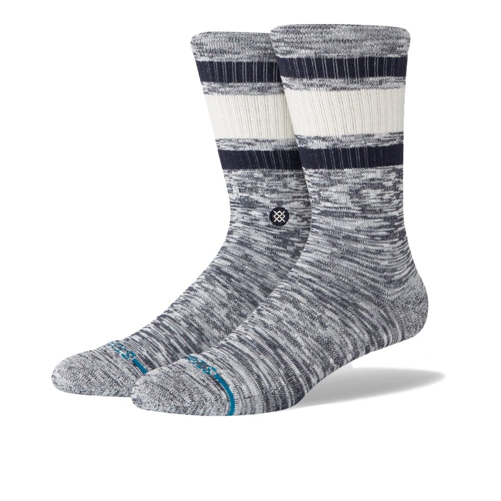 Slub Boyd Crew Sock  - Blue