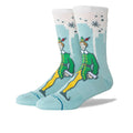 Big City Elf Crew Sock  - Ice Blue