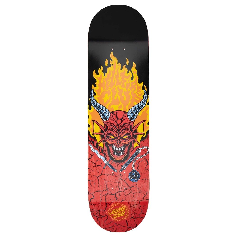 x Stranger Things Hellfire Club Skateboard Deck - Red/Black