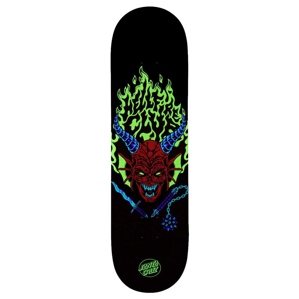 x Stranger Things Hellfire Club Skateboard Deck - Red/Black