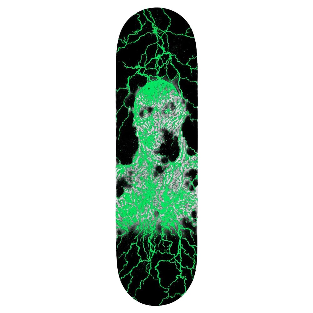 x Stranger Things Vecna Skateboard Deck - Black/Green