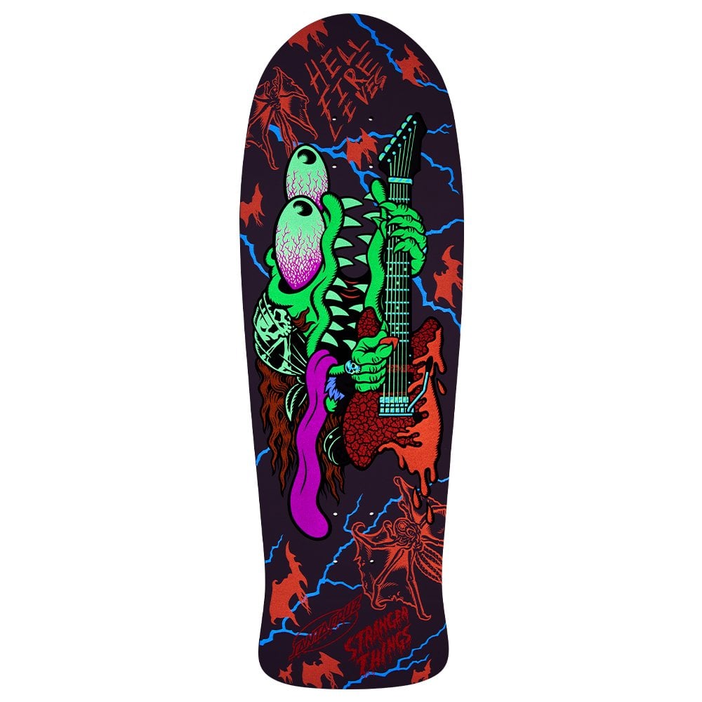 x Stranger Things Meek Slasher Skateboard Deck - White