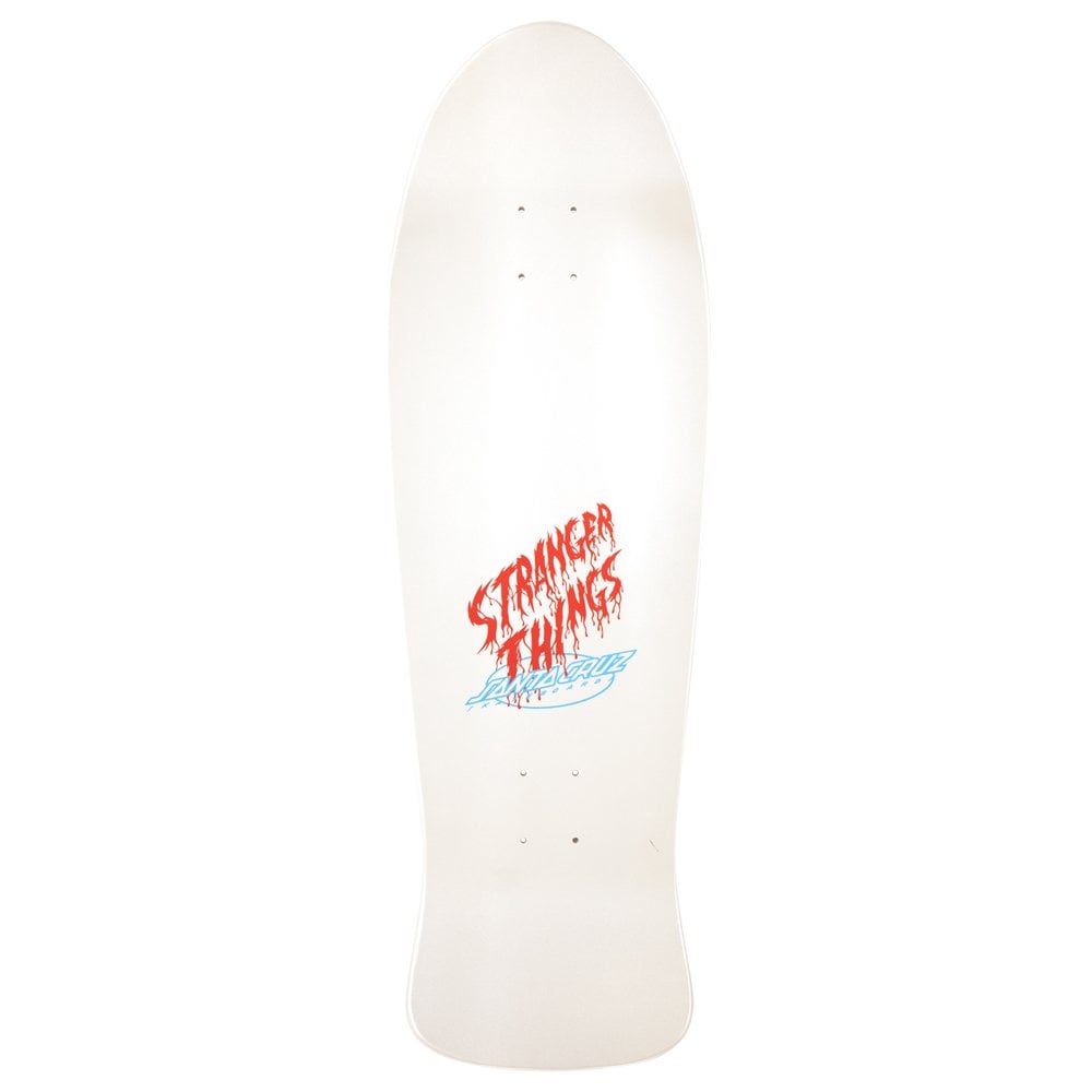 x Stranger Things Meek Slasher Skateboard Deck - White