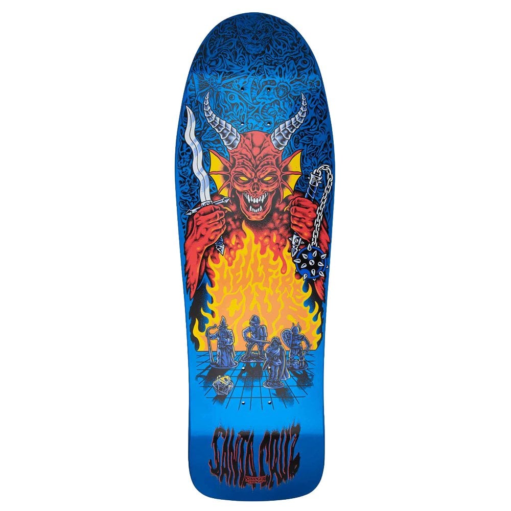 x Stranger Things Knox Hellfire Skateboard Deck - Blue