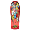 x Stranger Things Melting Clock Skateboard Deck - Red