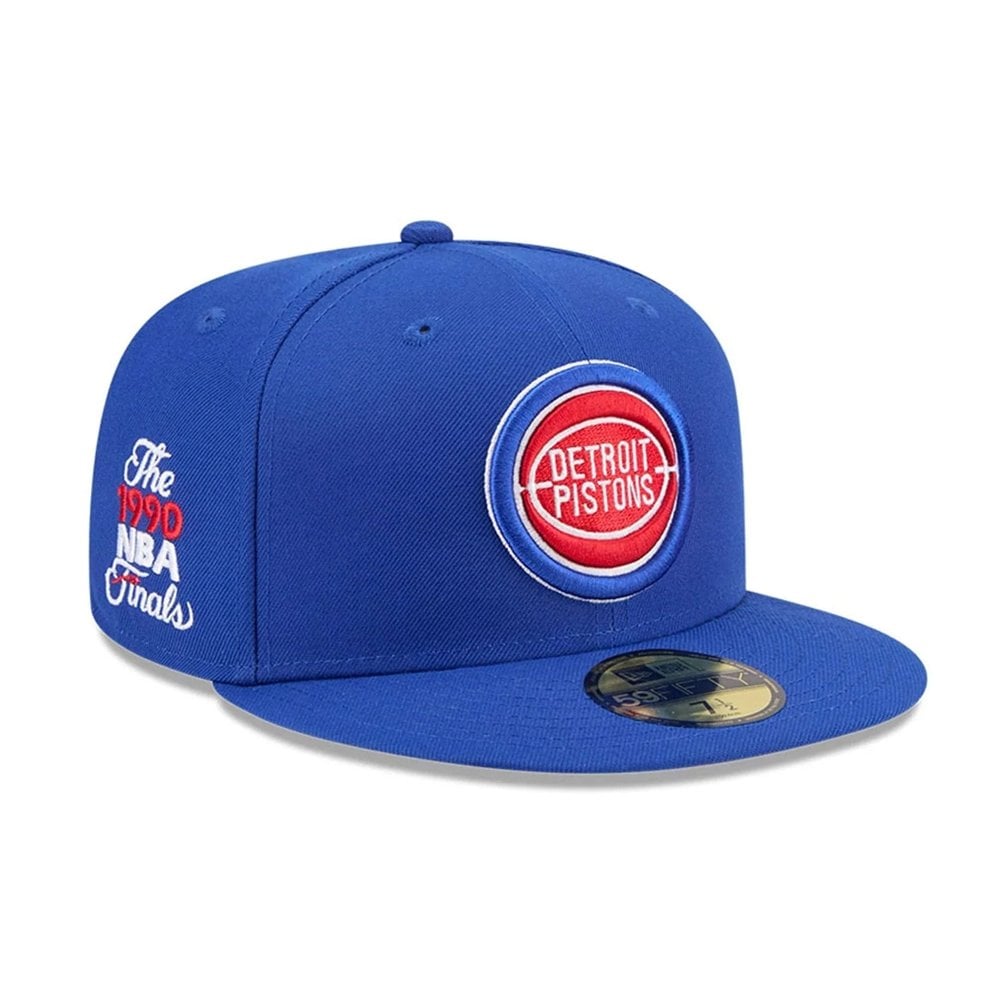 Detroit Pistons NBA Hardwood Classic Blue 59FIFTY Fitted Cap - Royal Blue